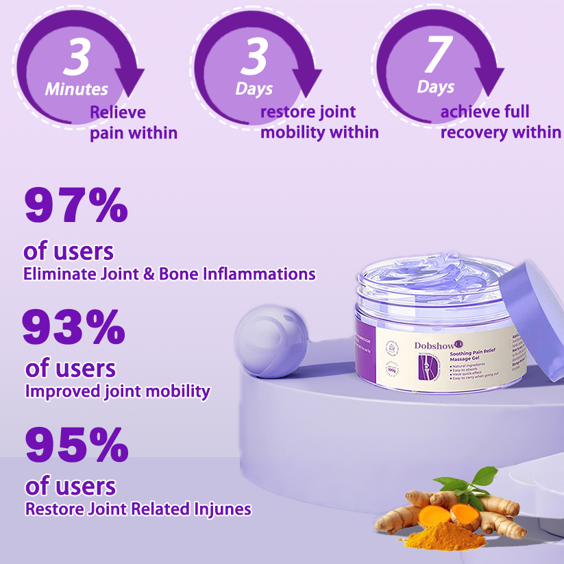 Dobshow® Joint Pain Treatment Gel – Turmeric Extract&Emu Oil