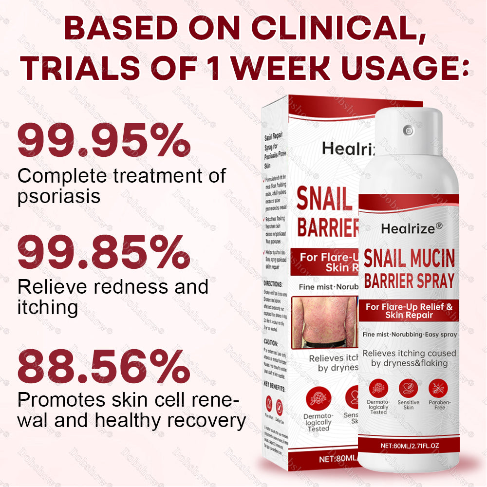 💥March Special Offers| Healrize® Snail Mucin Barrier Spray for Flare-Up Relief & Skin Repair