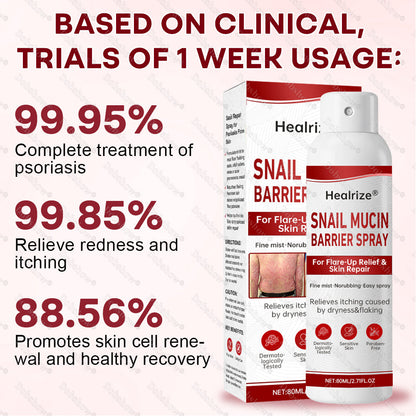 💥March Special Offers| Healrize® Snail Mucin Barrier Spray for Flare-Up Relief & Skin Repair