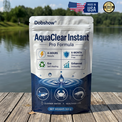 🧬 Clears Green Water in 24h | 100% Fish Safe (Bio-Formula)Dobshow® AquaClear Instant Pro Formula