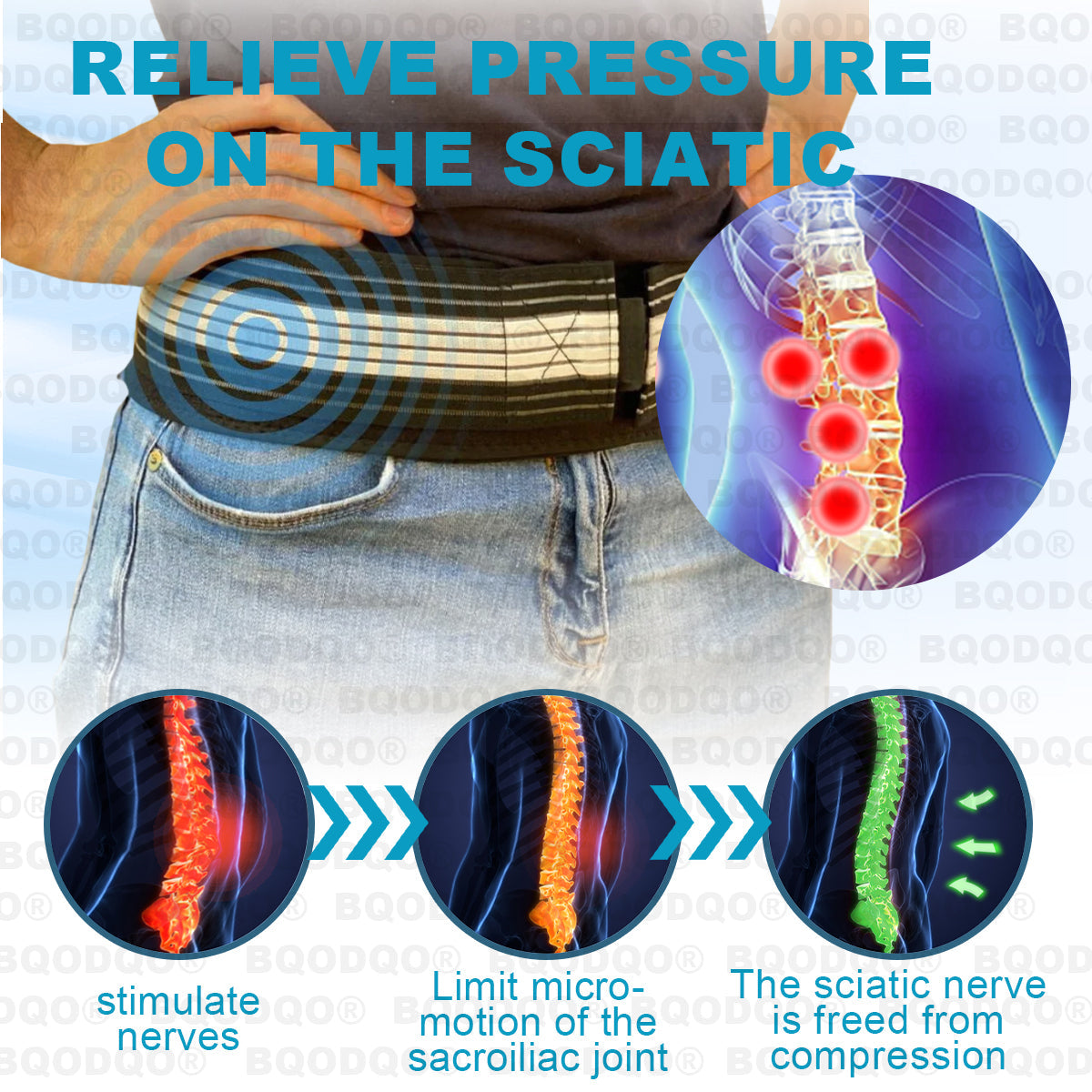 𝐁𝐐𝐎𝐃𝐐𝐎® 𝐒𝐜𝐢𝐚𝐭𝐢𝐜𝐚𝐫𝐞 𝐁𝐞𝐥𝐭 𝐍𝐞𝐫𝐯𝐞 𝐃𝐞𝐜𝐨𝐦𝐩𝐫𝐞𝐬𝐬𝐨𝐫
