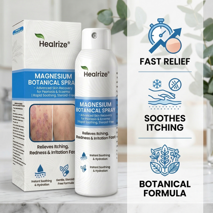 🔥Healrize® Magnesium Botanical Spray – ✅FDA Certified| Advanced Skin Recovery for Psoriasis & Eczema | Rapid Soothing, Steroid-Free