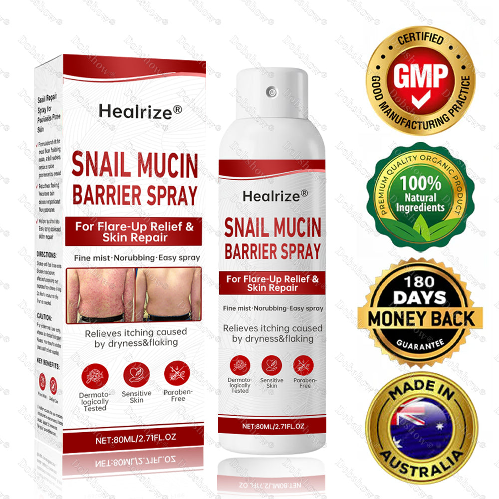💥March Special Offers| Healrize® Snail Mucin Barrier Spray for Flare-Up Relief & Skin Repair