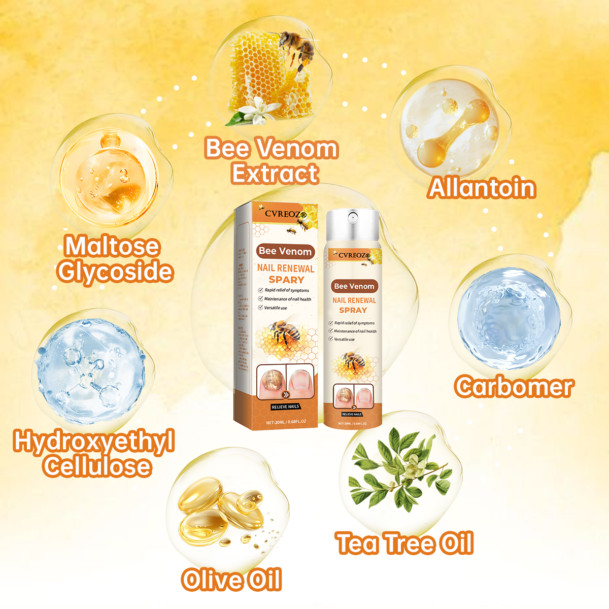 Cvreoz®Bee Venom Nail Renewal Spray