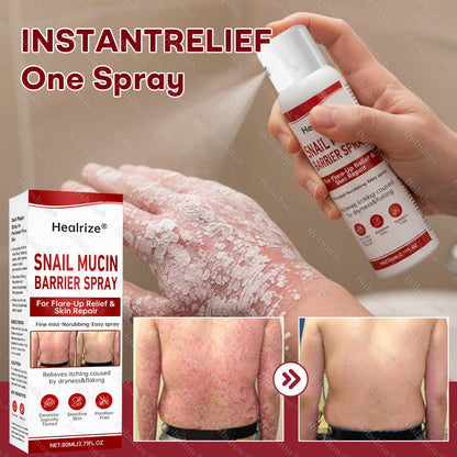 💥March Special Offers| Healrize® Snail Mucin Barrier Spray for Flare-Up Relief & Skin Repair