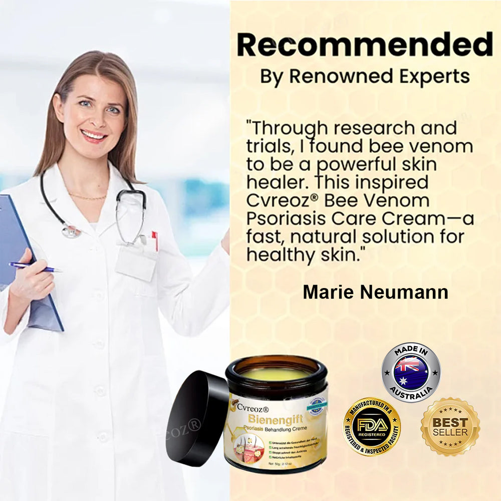 Cvreoz® Bee Venom Psoriasis Care Cream