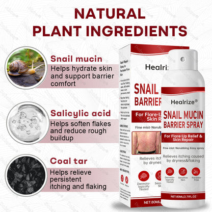 💥March Special Offers| Healrize® Snail Mucin Barrier Spray for Flare-Up Relief & Skin Repair