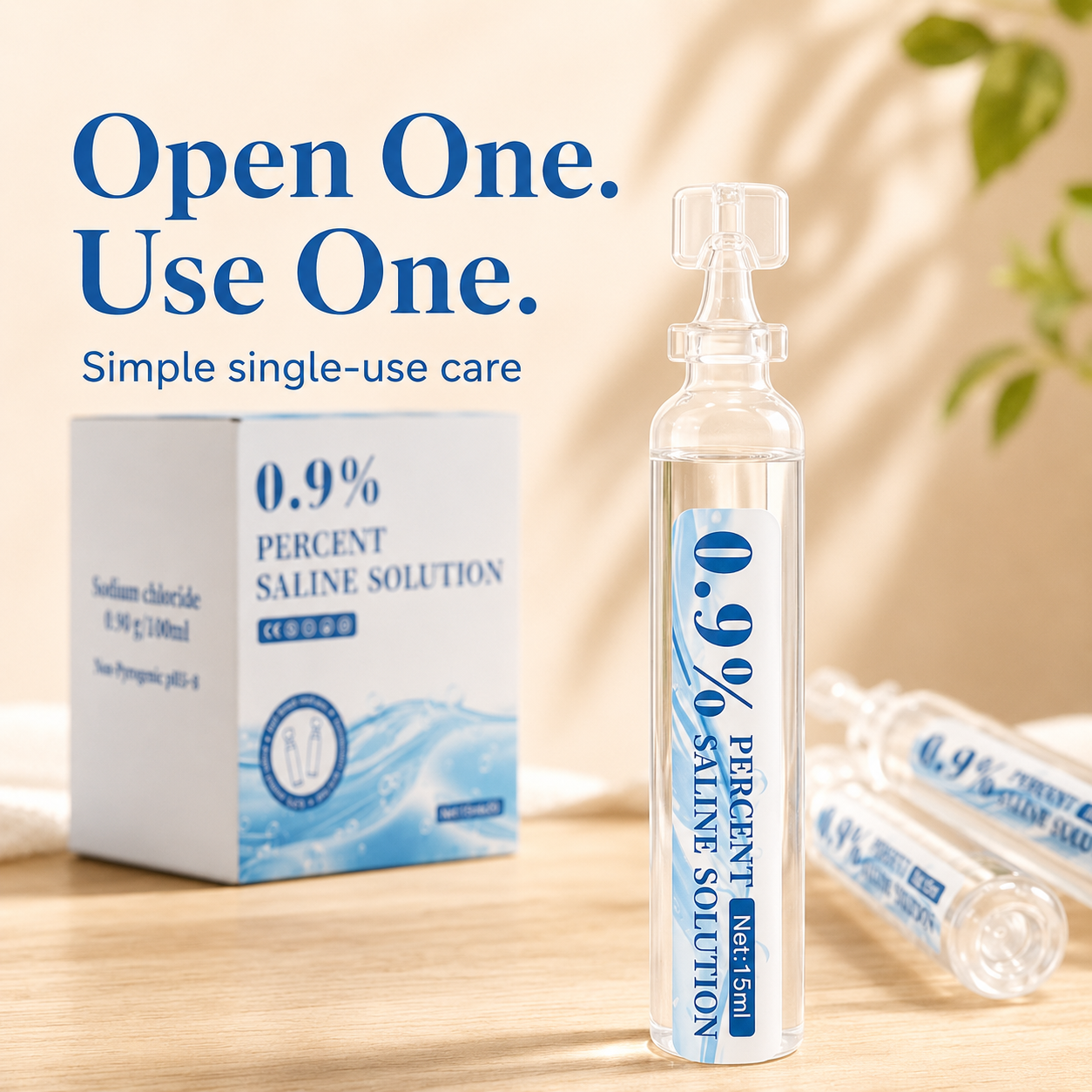 Dobshow® 0.9% Sodium Chloride Saline Solution Single-Use Ampoules