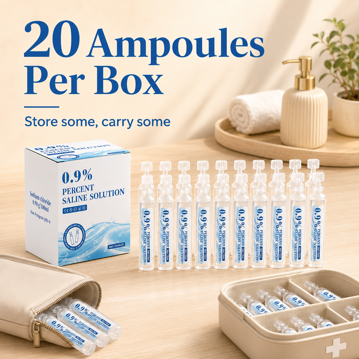 Dobshow® 0.9% Sodium Chloride Saline Solution Single-Use Ampoules