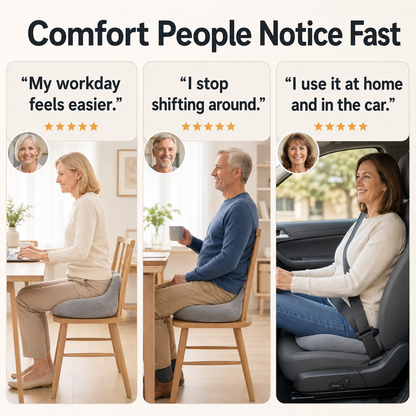 Dobshow® Long Sitting Beautiful Thighs Seat Cushion Office Thickened Version Home Sitting Cushion