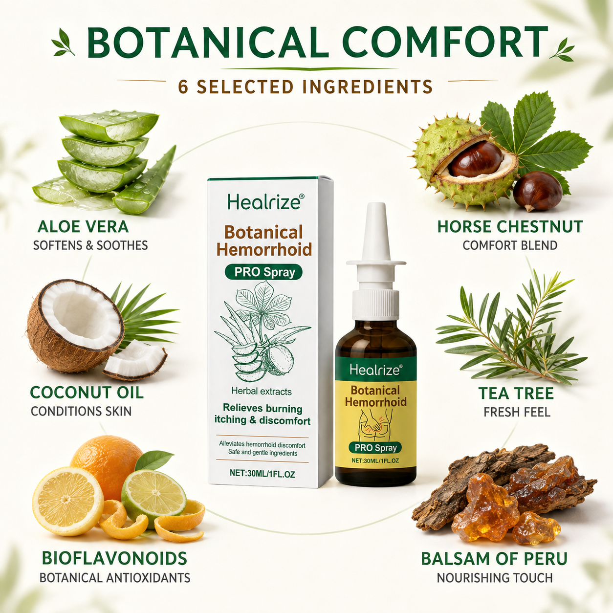 💥 Today Only🔥Healrize® Botanical Hemorrhoid PRO Spray