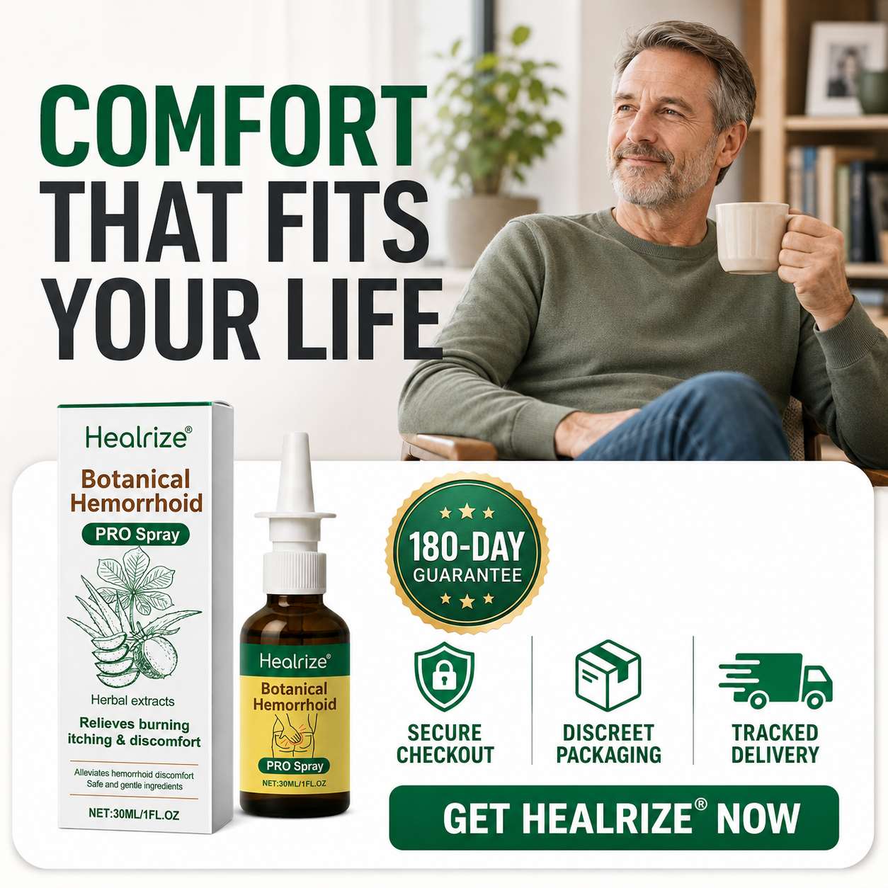 💥 Today Only🔥Healrize® Botanical Hemorrhoid PRO Spray