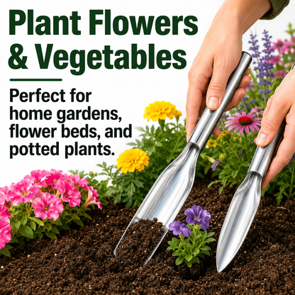 ⚡MCOIKY® Stainless Steel Garden Digging & Transplanting Tool Set