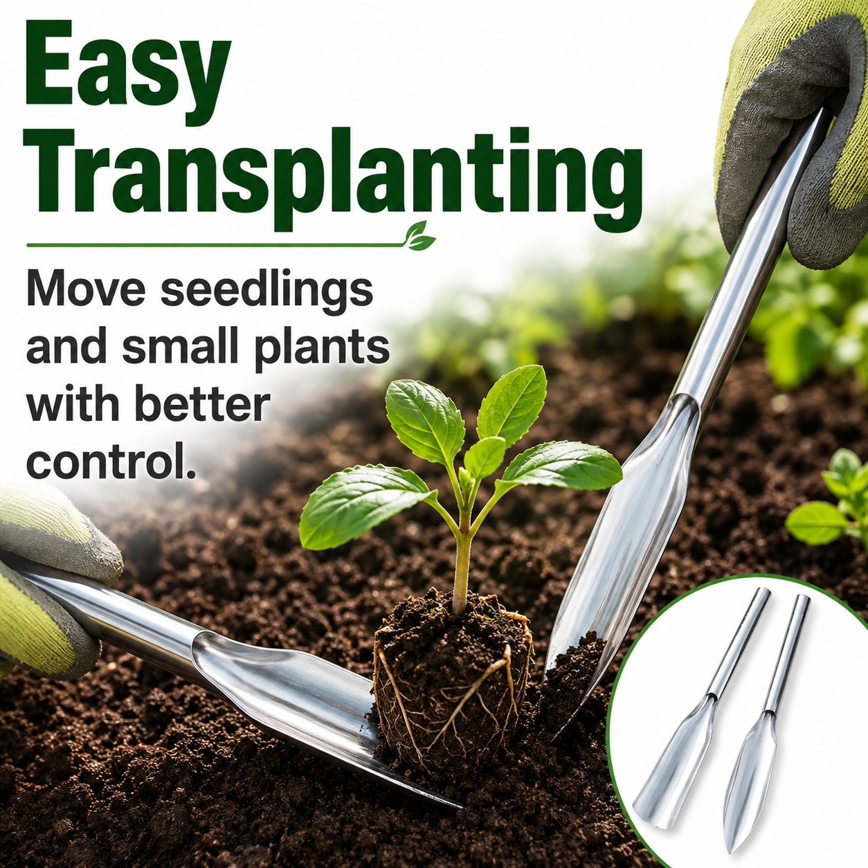 ⚡MCOIKY® Stainless Steel Garden Digging & Transplanting Tool Set
