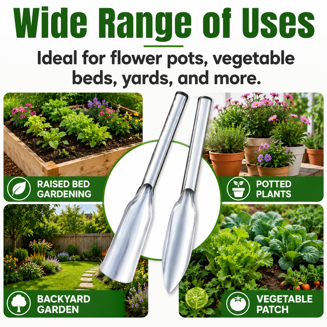 ⚡MCOIKY® Stainless Steel Garden Digging & Transplanting Tool Set