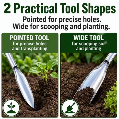 ⚡MCOIKY® Stainless Steel Garden Digging & Transplanting Tool Set