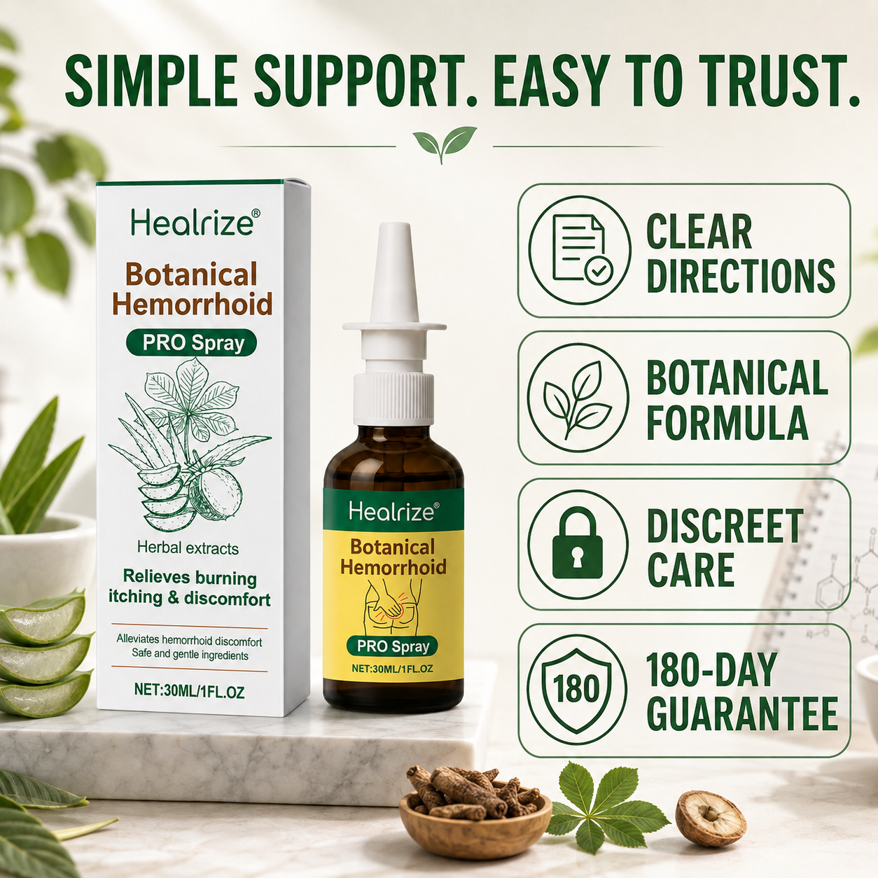 💥 Today Only🔥Healrize® Botanical Hemorrhoid PRO Spray