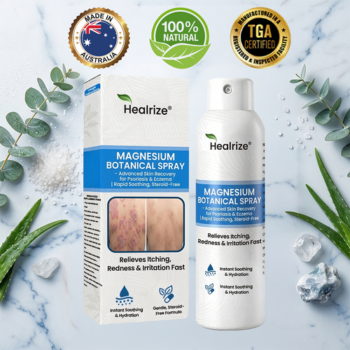 🔥Healrize® Magnesium Botanical Spray – ✅FDA Certified| Advanced Skin Recovery for Psoriasis & Eczema | Rapid Soothing, Steroid-Free